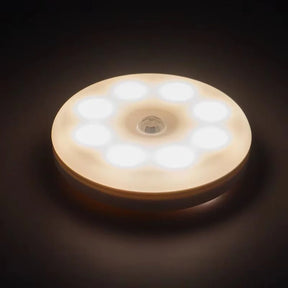 Conjunto de 6 Luminárias Adesivas para Decoração Interna Recarregáveis com Sensor de Presença