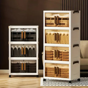 Conjunto de 5 Caixas Organizadoras com Design Moderno com Rodinhas