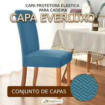 Conjunto de Capa Protetora Elástica para Cadeira EverLuxo Universal