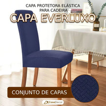 Conjunto de Capa Protetora Elástica para Cadeira EverLuxo Universal